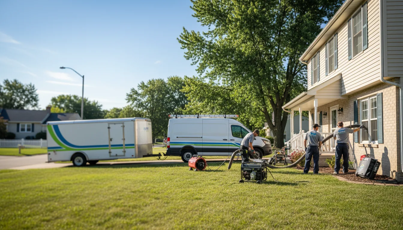 Flooded Basement Restoration And Cleanup With Repair in Galesburg, MI near me